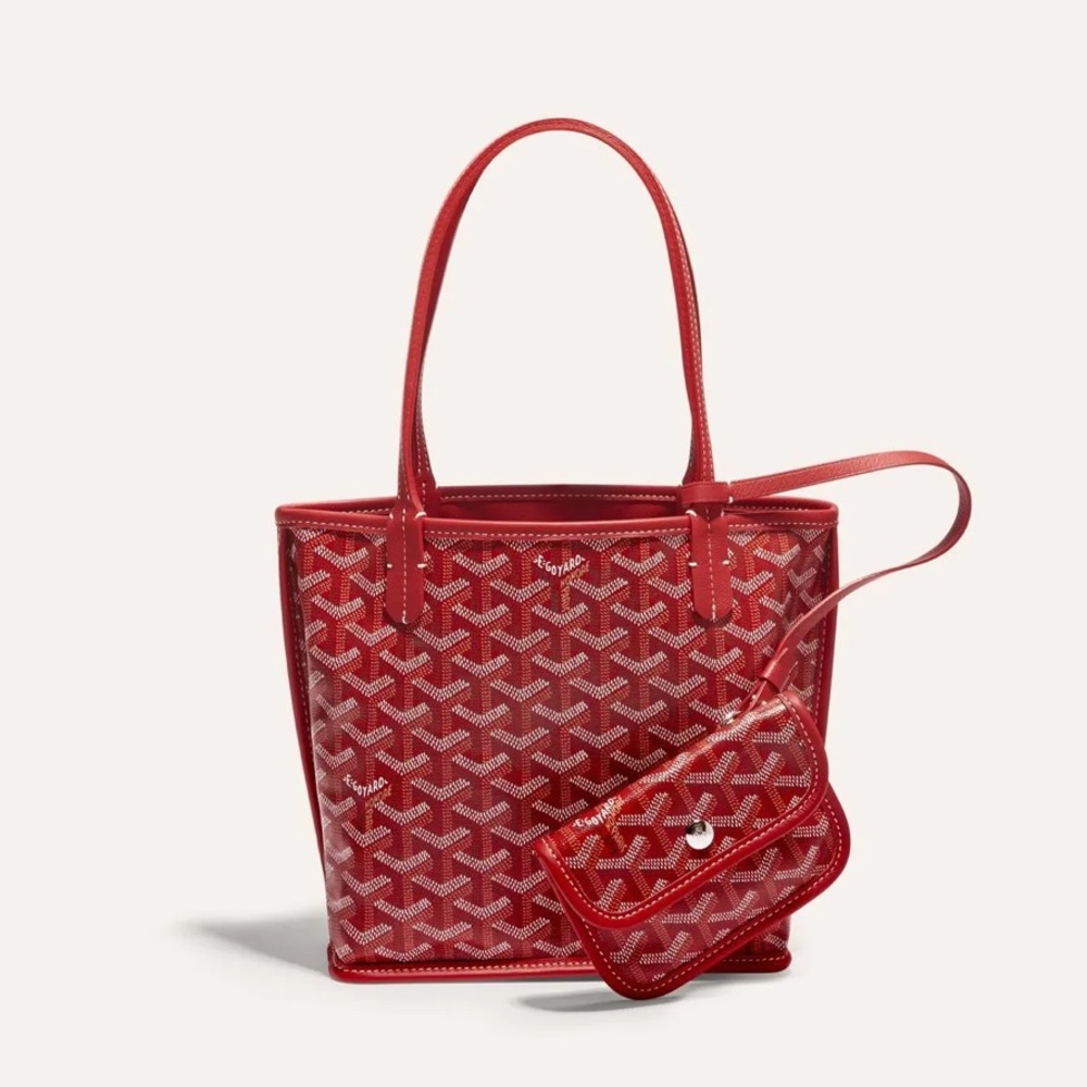 NWT Goyard Anjou Mini Bag - Red